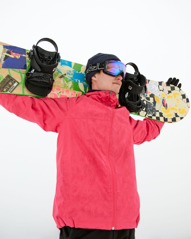 Snowboarding athlete